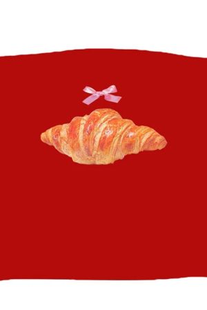 Cute Everyday Outfits, Outfit Inspo Casual Croissant Print Tube Top