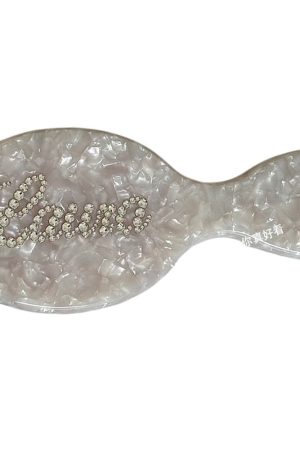 Cute Everyday Outfits, Outfit Inspo Casual Customizable Y2K Rhinestone Hair Brush