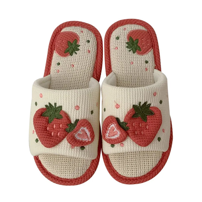 Cute Everyday Outfits, Outfit Inspo Casual Cute Strawberry Slippers
