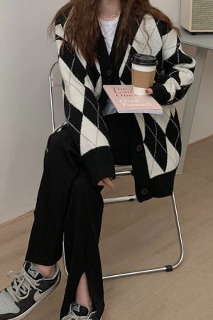 Cute Everyday Outfits, Outfit Inspo Casual Cutie Secrets Argyle Cardigan