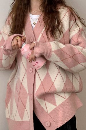 Cute Everyday Outfits, Outfit Inspo Casual Cutie Secrets Argyle Cardigan