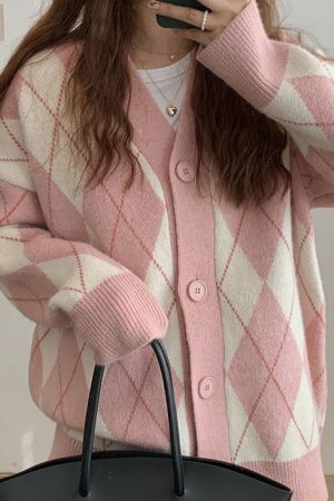 Cute Everyday Outfits, Outfit Inspo Casual Cutie Secrets Argyle Cardigan
