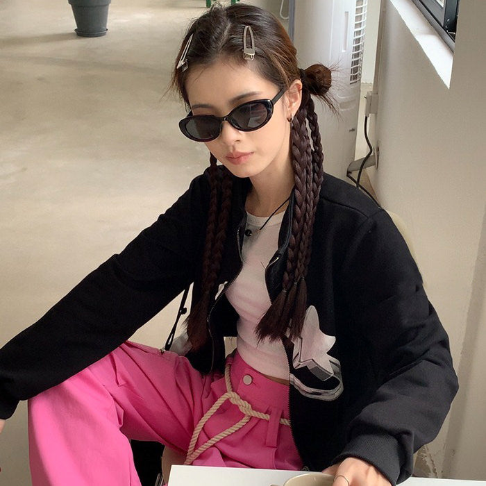 Cute Everyday Outfits, Outfit Inspo Casual Cyber Star Zip Up Top Cute Everyday Outfits, Outfit Inspo Casual Cyber Star Zip Up Top