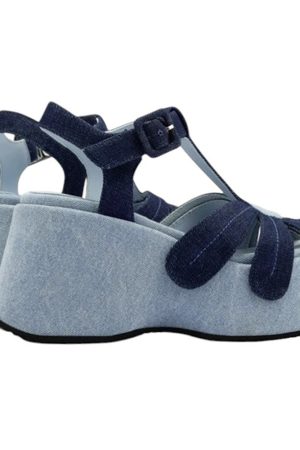 Cute Everyday Outfits, Outfit Inspo Casual Daisy Denim Platform Sandals