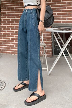 Cute Everyday Outfits, Outfit Inspo Casual Dakota Slit Jeans