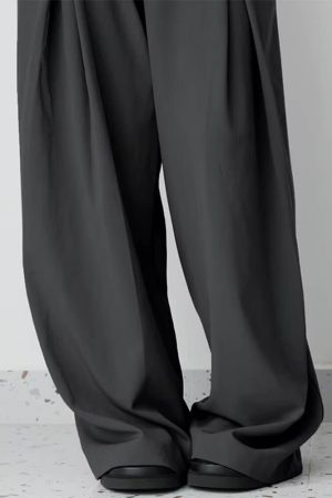 Cute Everyday Outfits, Outfit Inspo Casual Dark Academia Wide-Leg Pants