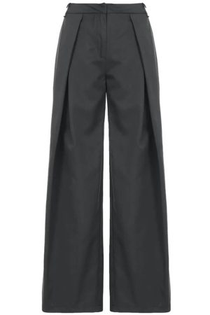 Cute Everyday Outfits, Outfit Inspo Casual Dark Academia Wide-Leg Pants