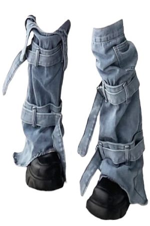 Cute Everyday Outfits, Outfit Inspo Casual Denim Leg Warmers