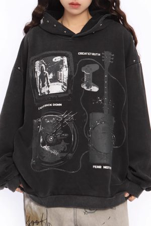 Cute Everyday Outfits, Outfit Inspo Casual Downtown Girl Aesthetic Oversized Hoodie