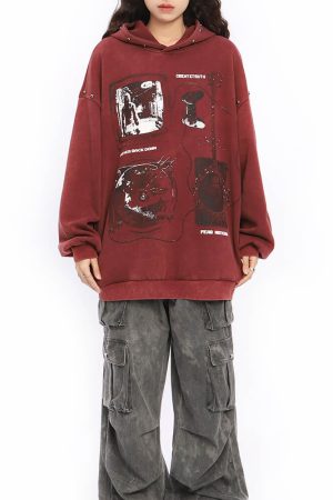 Cute Everyday Outfits, Outfit Inspo Casual Downtown Girl Aesthetic Oversized Hoodie