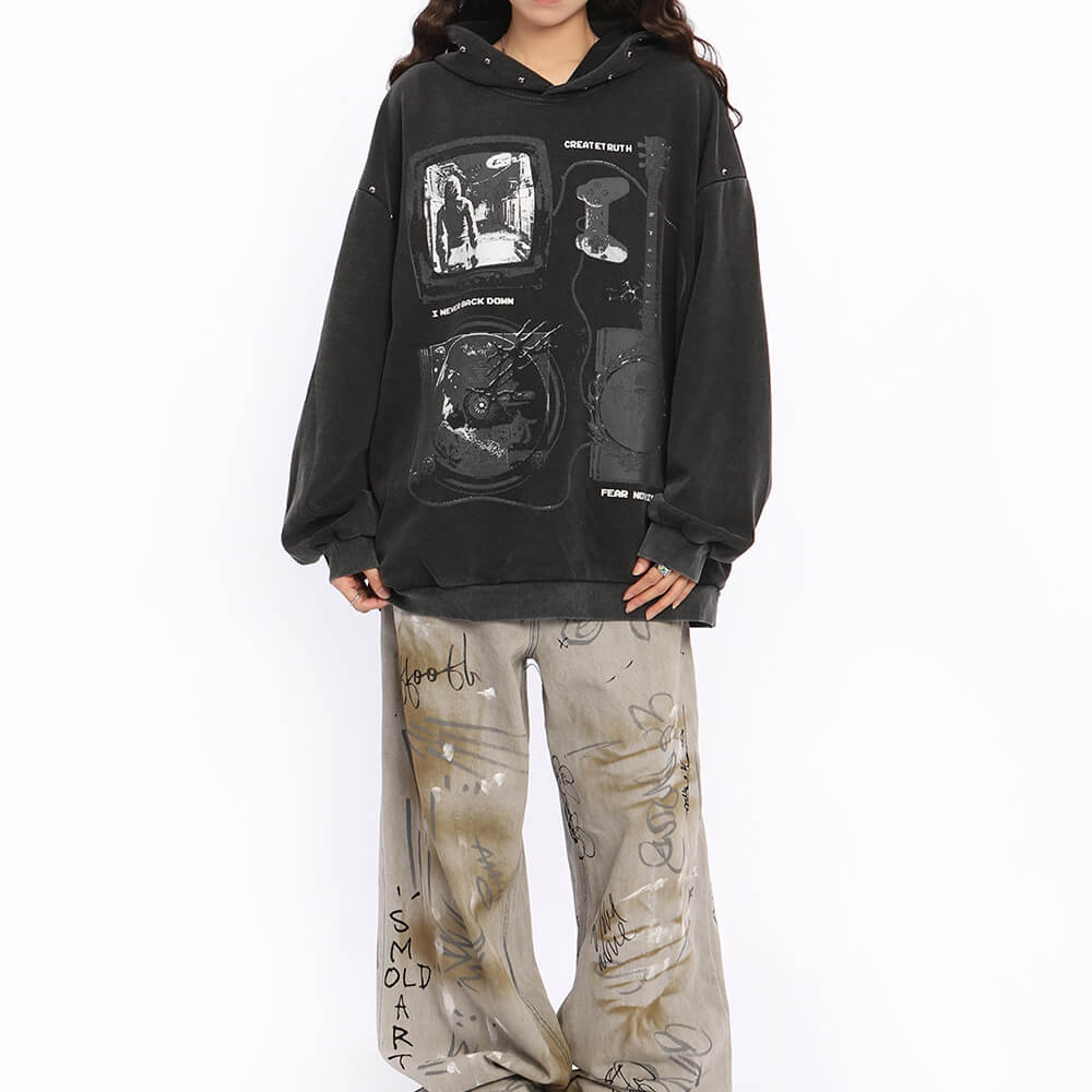 Cute Everyday Outfits, Outfit Inspo Casual Downtown Girl Aesthetic Oversized Hoodie Cute Everyday Outfits, Outfit Inspo Casual Downtown Girl Aesthetic Oversized Hoodie