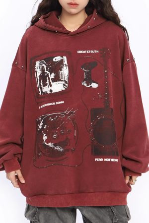 Cute Everyday Outfits, Outfit Inspo Casual Downtown Girl Aesthetic Oversized Hoodie