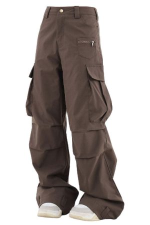 Cute Everyday Outfits, Outfit Inspo Casual Downtown Girl Brown Cargo Pants