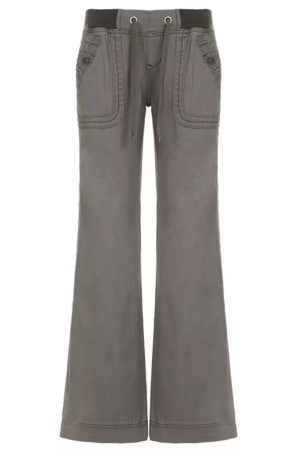 Cute Everyday Outfits, Outfit Inspo Casual Downtown Girl Drawstring Denim Pants