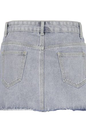 Cute Everyday Outfits, Outfit Inspo Casual Downtown Girl Star Denim Skirt