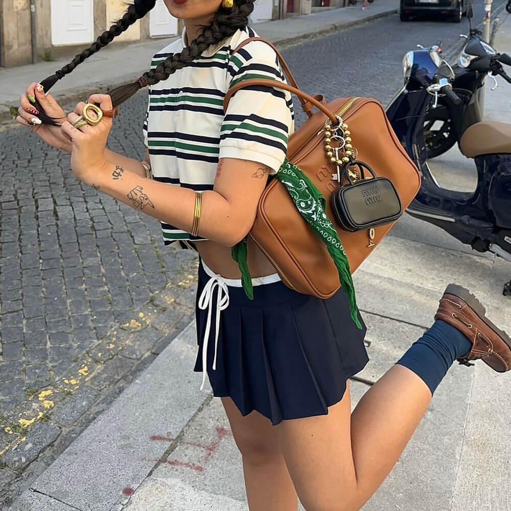 Cute Everyday Outfits, Outfit Inspo Casual Drama Dealer Striped Polo Shirt Cute Everyday Outfits, Outfit Inspo Casual Drama Dealer Striped Polo Shirt