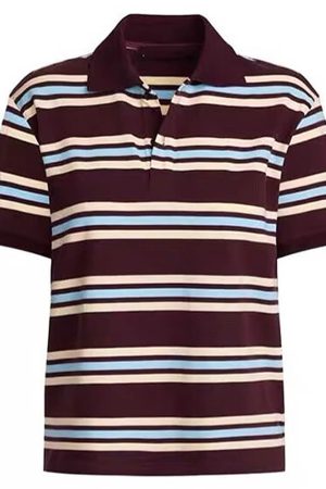 Cute Everyday Outfits, Outfit Inspo Casual Drama Dealer Striped Polo Shirt