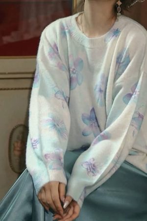 Cute Everyday Outfits, Outfit Inspo Casual Dreamy Blossom Knit Pullover