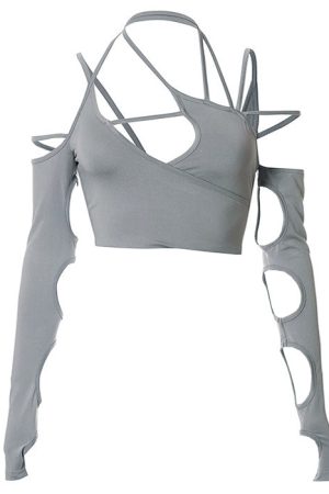 Cute Everyday Outfits, Outfit Inspo Casual E-girl Aesthetic Cut Out Top