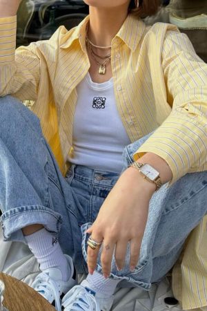 Cute Everyday Outfits, Outfit Inspo Casual Easy Days Striped Shirt