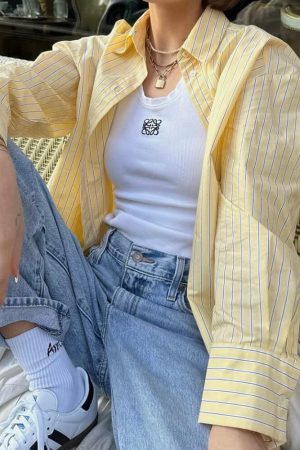Cute Everyday Outfits, Outfit Inspo Casual Easy Days Striped Shirt