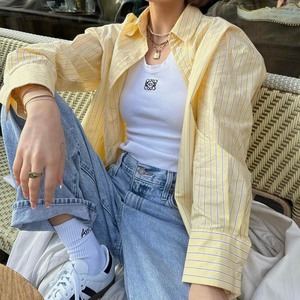 Cute Everyday Outfits, Outfit Inspo Casual Easy Days Striped Shirt