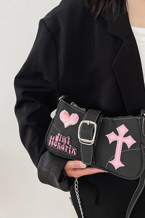 Cute Everyday Outfits, Outfit Inspo Casual Emo Girl Baguette Bag