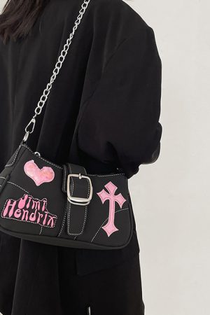 Cute Everyday Outfits, Outfit Inspo Casual Emo Girl Baguette Bag