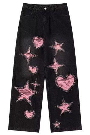 Cute Everyday Outfits, Outfit Inspo Casual Emo Phase Wide-Leg Jeans