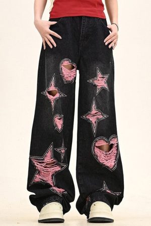 Cute Everyday Outfits, Outfit Inspo Casual Emo Phase Wide-Leg Jeans