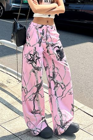 Cute Everyday Outfits, Outfit Inspo Casual Emo Phase Wide-Leg Trousers