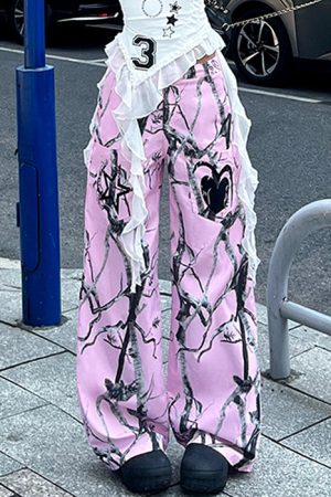 Cute Everyday Outfits, Outfit Inspo Casual Emo Phase Wide-Leg Trousers