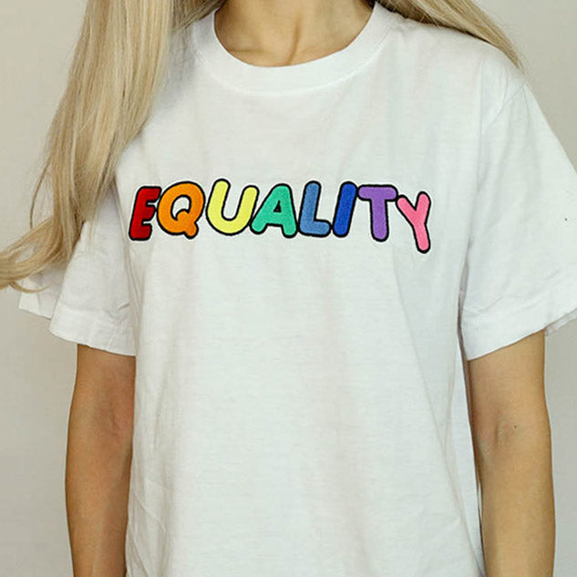 Cute Everyday Outfits, Outfit Inspo Casual Equality Embroidered Tee