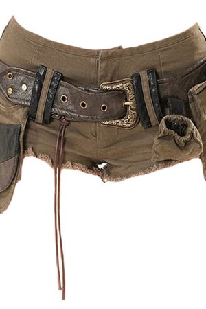 Cute Everyday Outfits, Outfit Inspo Casual Fairy Crunge Cargo Micro Shorts