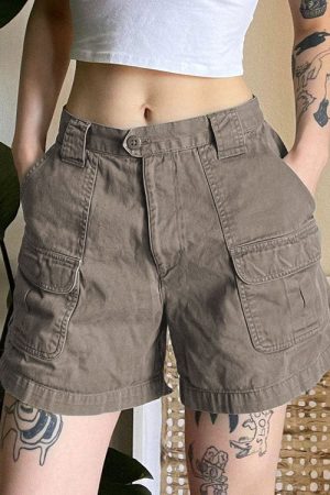 Cute Everyday Outfits, Outfit Inspo Casual Fairy Grunge Cargo Shorts