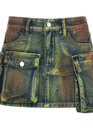 Cute Everyday Outfits, Outfit Inspo Casual Fairy Grunge Cargo Skirt