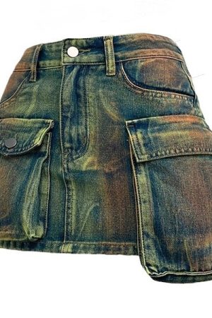 Cute Everyday Outfits, Outfit Inspo Casual Fairy Grunge Cargo Skirt