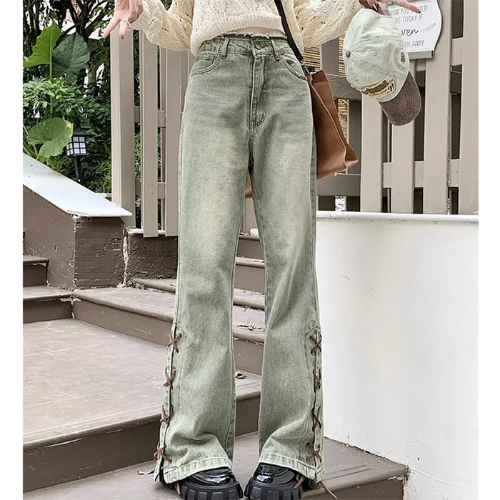 Cute Everyday Outfits, Outfit Inspo Casual Fairy Grunge Lace Up Jeans Cute Everyday Outfits, Outfit Inspo Casual Fairy Grunge Lace Up Jeans