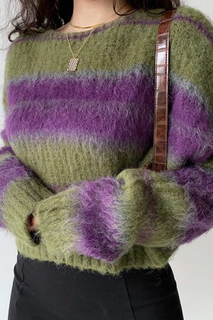 Cute Everyday Outfits, Outfit Inspo Casual Fairy Grunge Striped Sweater