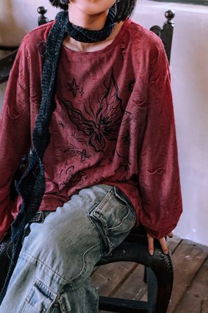 Cute Everyday Outfits, Outfit Inspo Casual Fairycore Aesthetic Butterfly Print Top