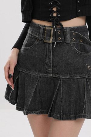 Cute Everyday Outfits, Outfit Inspo Casual Fairycore Aesthetic Denim Skirt