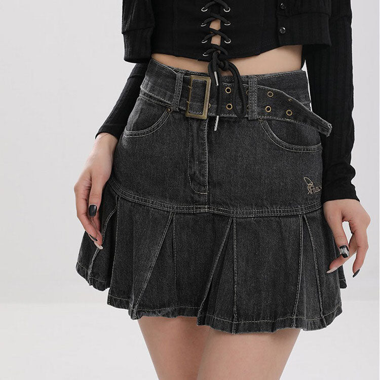 Cute Everyday Outfits, Outfit Inspo Casual Fairycore Aesthetic Denim Skirt