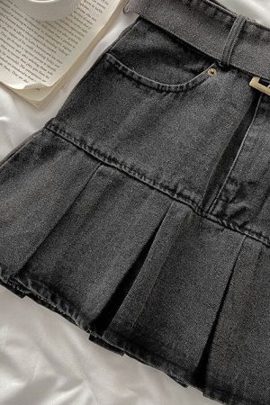 Cute Everyday Outfits, Outfit Inspo Casual Fairycore Aesthetic Denim Skirt