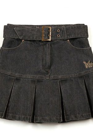 Cute Everyday Outfits, Outfit Inspo Casual Fairycore Aesthetic Denim Skirt