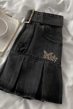 Cute Everyday Outfits, Outfit Inspo Casual Fairycore Aesthetic Denim Skirt