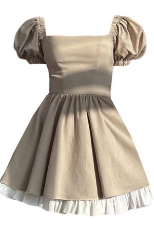 Cute Everyday Outfits, Outfit Inspo Casual Fairycore Aesthetic Green Mini Dress