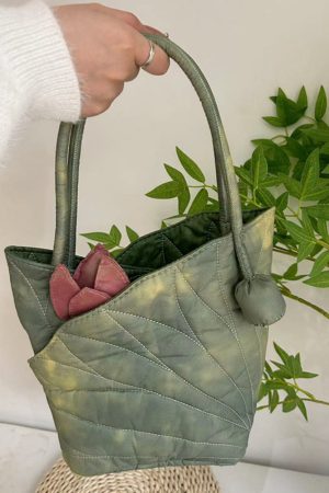 Cute Everyday Outfits, Outfit Inspo Casual Fairycore Aesthetic Lotus Leaf Bag