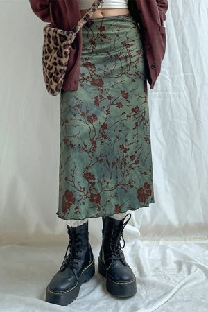 Cute Everyday Outfits, Outfit Inspo Casual Fairycore Aesthetic Midi Skirt