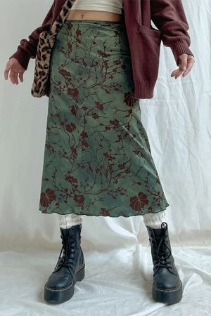 Cute Everyday Outfits, Outfit Inspo Casual Fairycore Aesthetic Midi Skirt