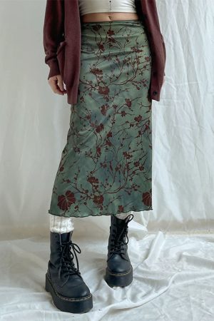 Cute Everyday Outfits, Outfit Inspo Casual Fairycore Aesthetic Midi Skirt